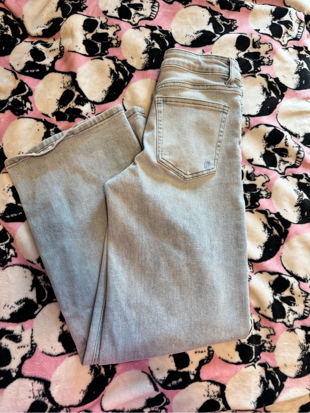 ONESO High Rise Wide Leg Jeans Light Wash Size 27
